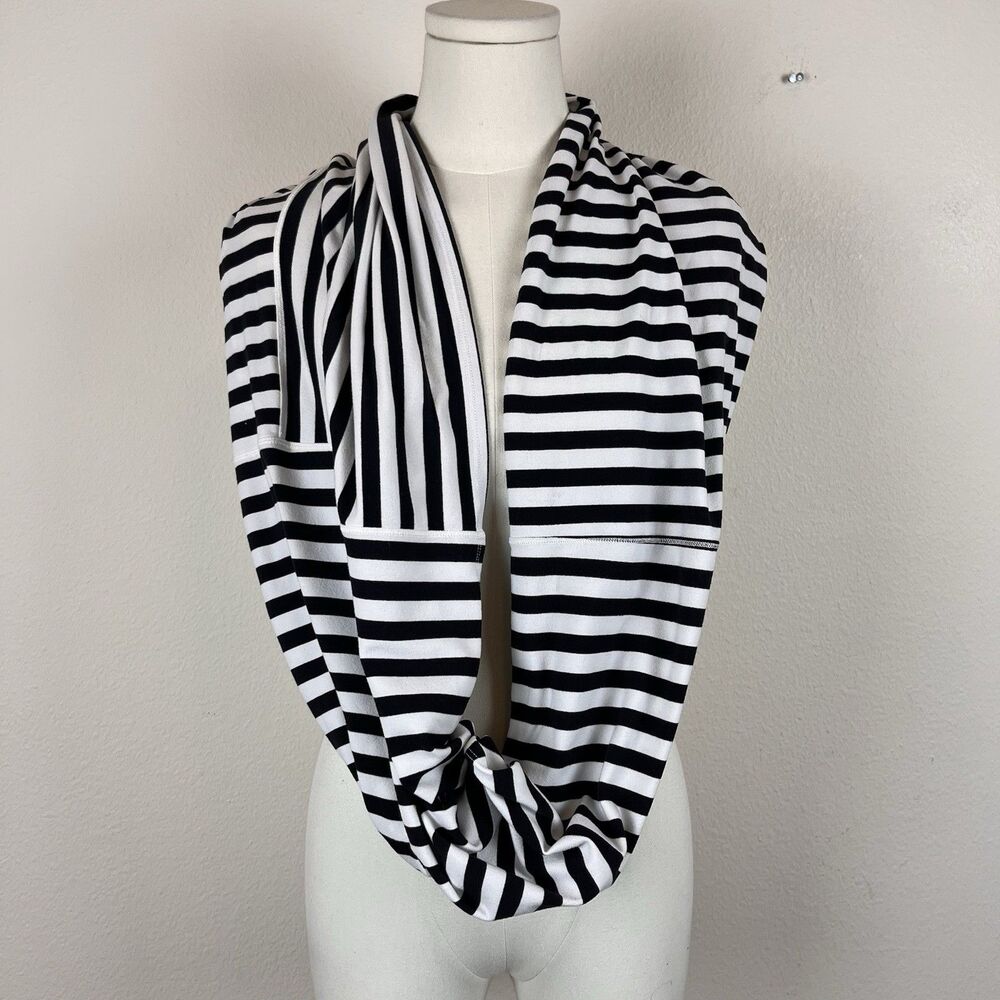 Lululemon Vinyasa Scarf Womens One Size Stripes Shawl Wrap Convertible Infinity